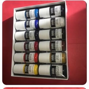 Liquitex Soft Body Acrylic 12 piece set new sealed